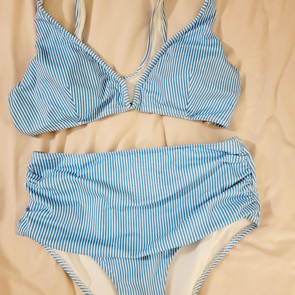 Vintage high wasted swimwear